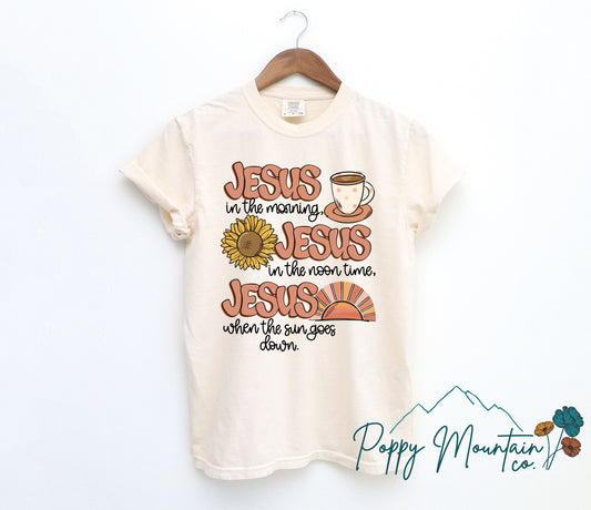 Jesus in the Morning Tee