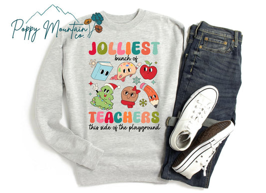 Jolliest Bunch of Teachers Tee