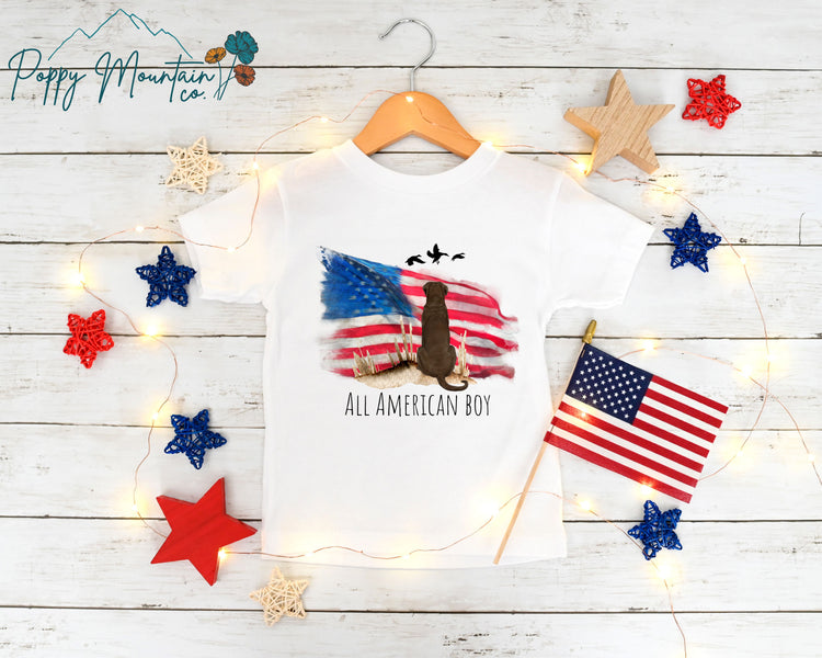 KIDS All American Boy Lab Tee