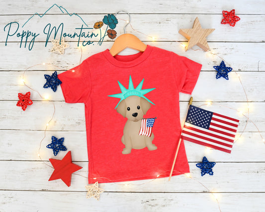 KIDS Lady Liberty Lab Tee