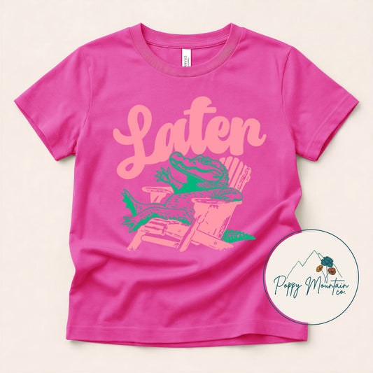 KIDS Summer Later Gator Tee