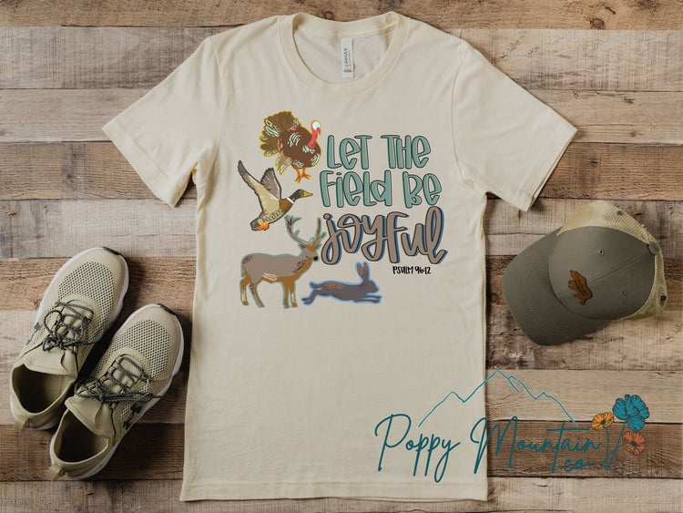 KIDS Let the Field Be Joyful Tee