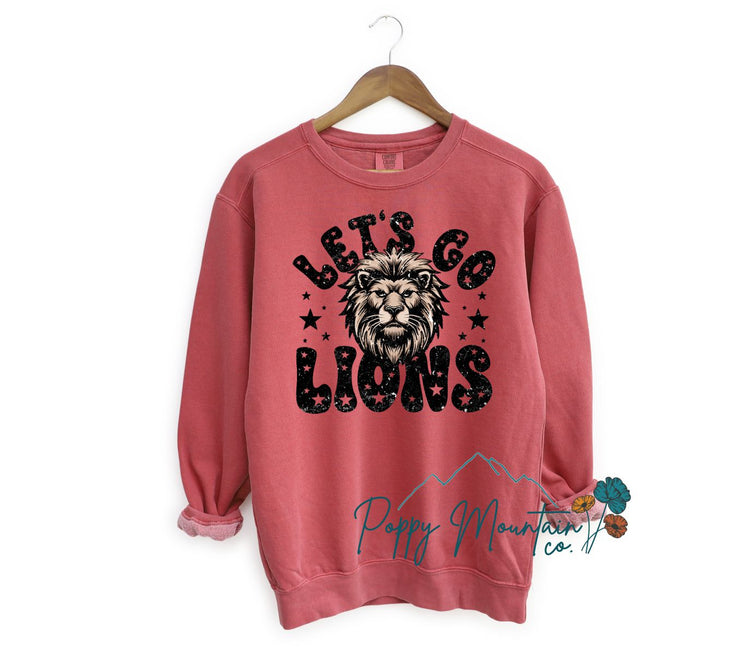 Lets Go Lions Stars Tee