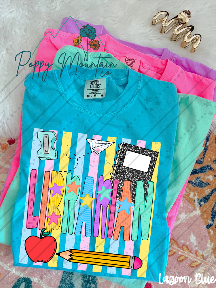 Colorful Stripes School Profession Tee