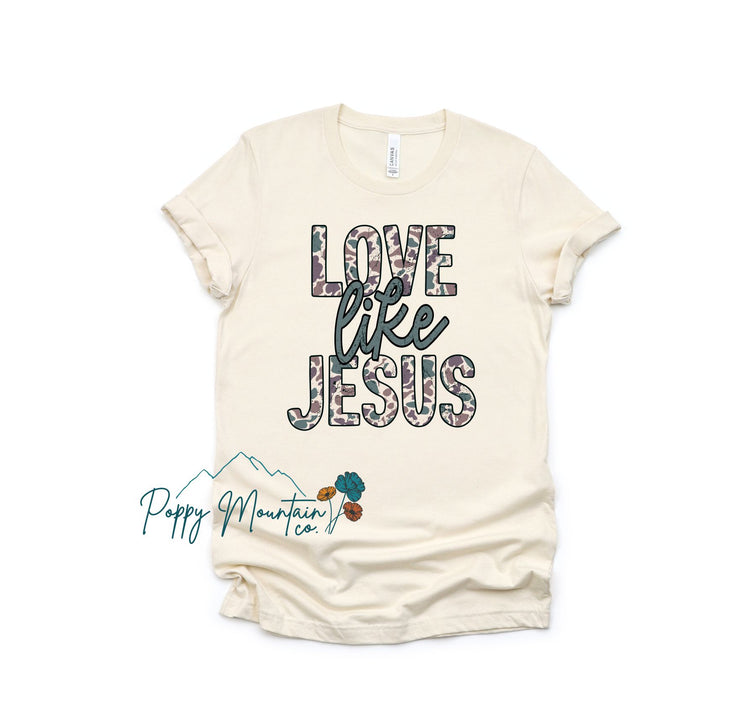 Camo Love Like Jesus Tee