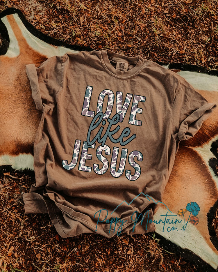 Camo Love Like Jesus Tee