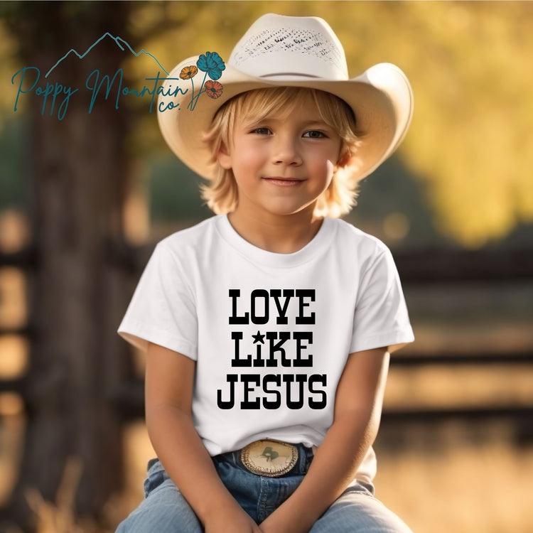 KIDS Love Like Jesus Western Tee