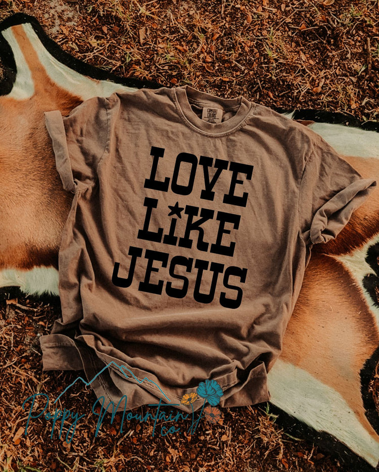 Western Love Like Jesus Tee