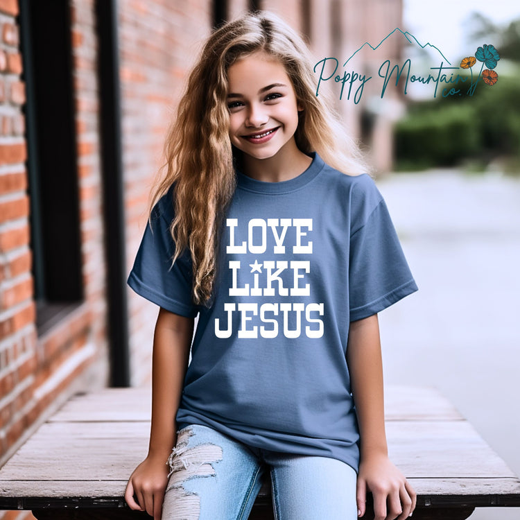 KIDS Love Like Jesus Western Tee