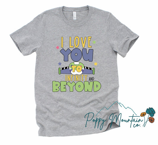 KIDS I Love You To Infinity Tee