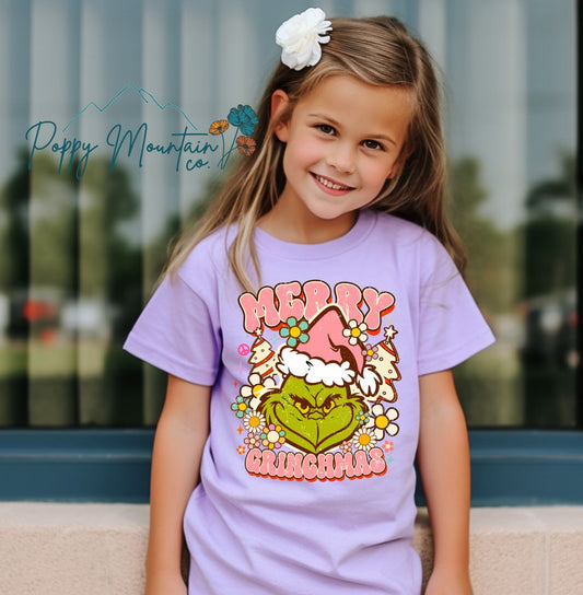 KIDS Merry Grinchmas Tee