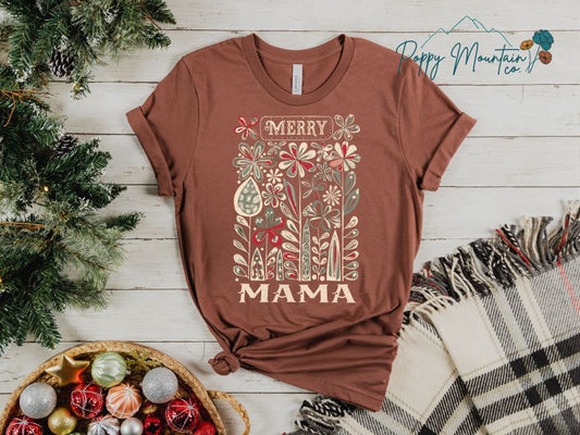 Merry Mama Floral Tee