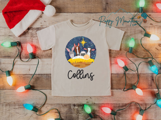 KIDS Custom Nativity Tee