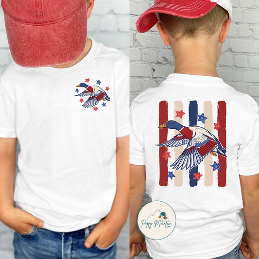 KIDS Patriotic Mallard Tee