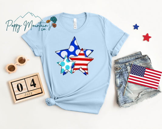 Patriotic Stars Tee