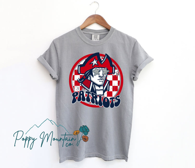 Patriots Check Tee