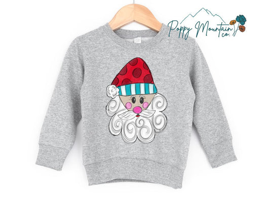 KIDS Polka Dot Santa Tee