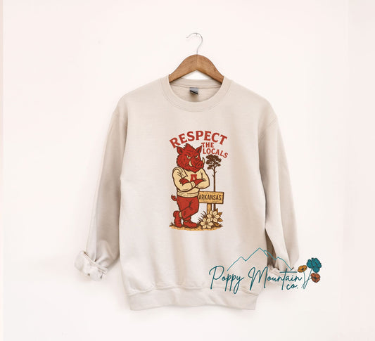 Arkansas Respect the Locals Tee