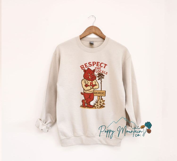 Arkansas Respect the Locals Tee