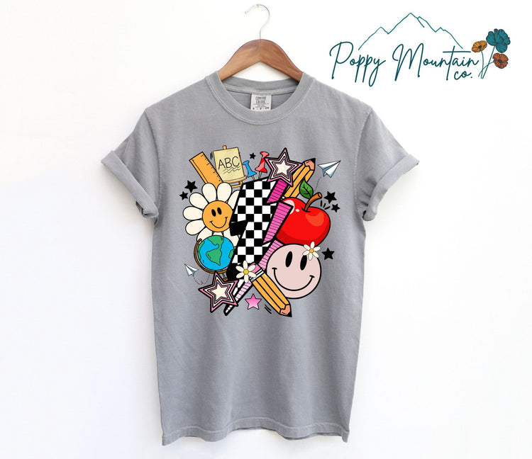 KIDS Retro School Lightning Tee