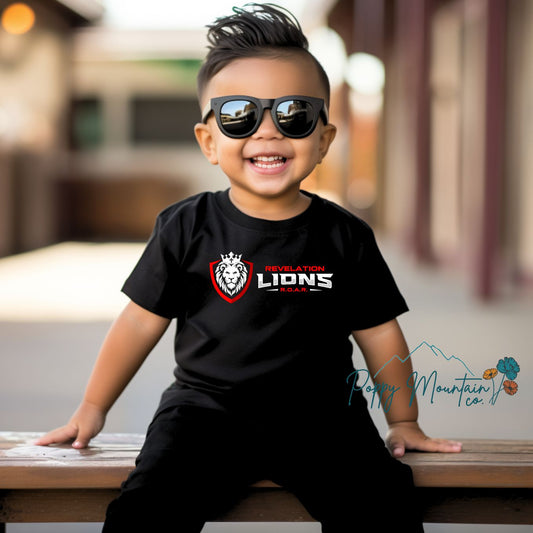 KIDS Revelation Lions Chest Logo Tee