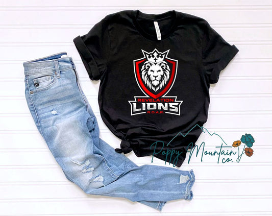 Revelation Lions Full Logo Tee