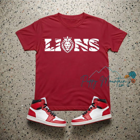 KIDS Revelation Lions Scratch Text Tee