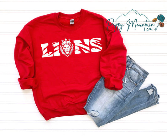 Revelation Lions Scratch Text Tee