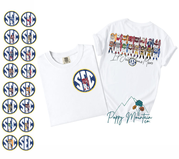 SEC Pennant It Just Means More Tee