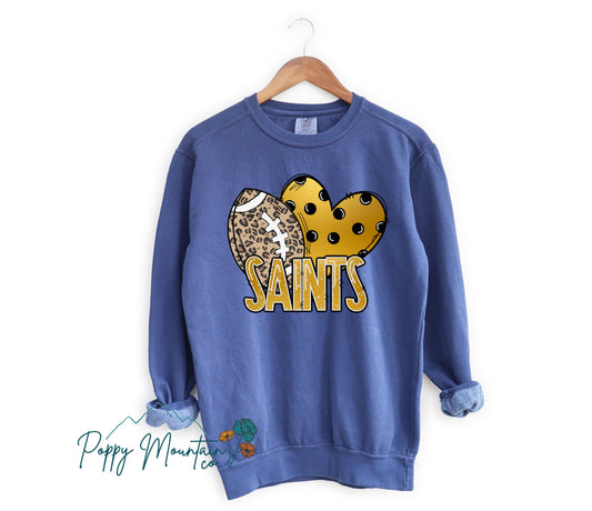 Saints Football Tee