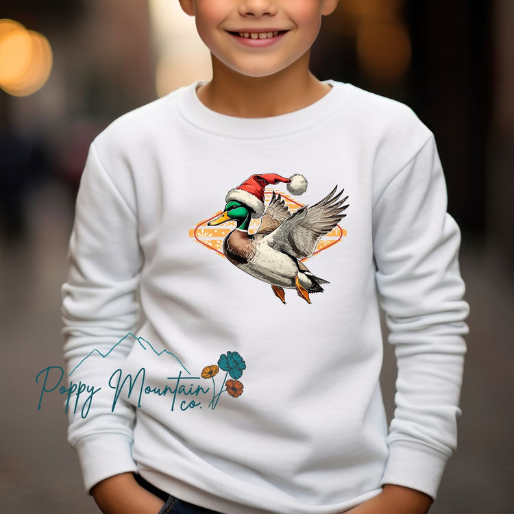 KIDS Santa Mallard Tee