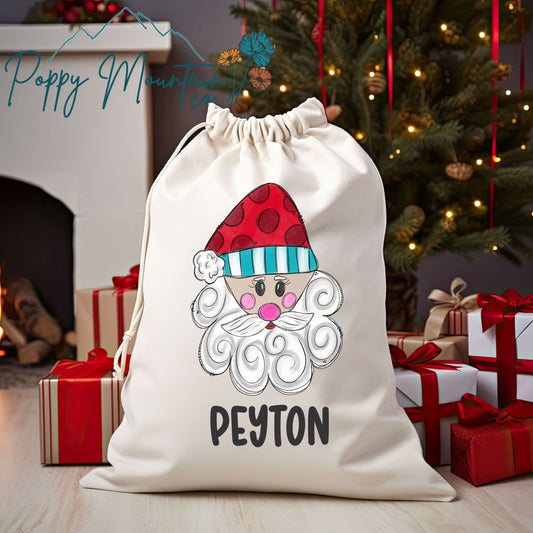 Custom Christmas Santa Sack