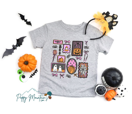 KIDS Spooky Frames Collage Tee