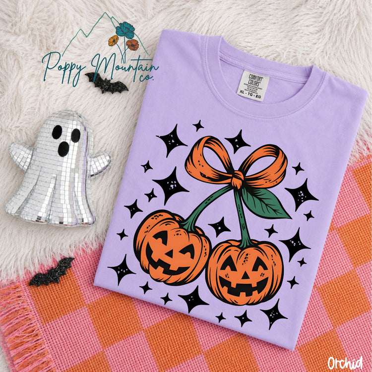 Starry Cherry Jack O Lanterns Tee