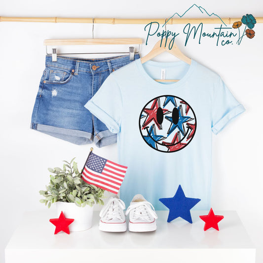 Stars Smiley Tee