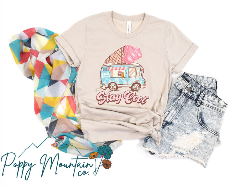 Stay Cool Ice Cream Truck Tee