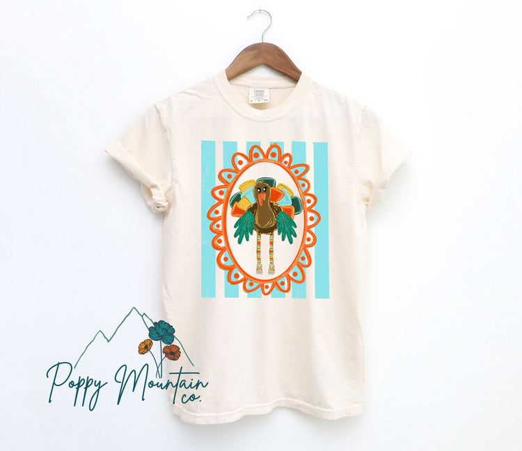 Striped Long Legged Turkey Tee