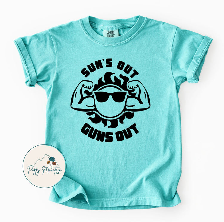 KIDS Suns Out Guns Out Tee