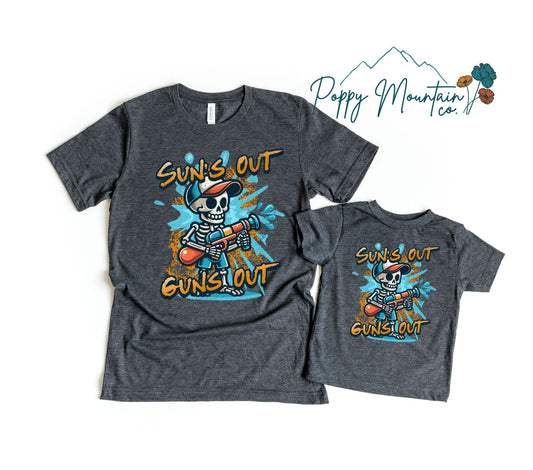 Suns Out Water Guns Out Tee