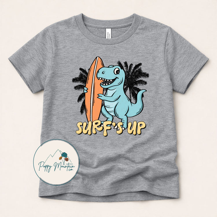 KIDS Surf's Up Dino Tee