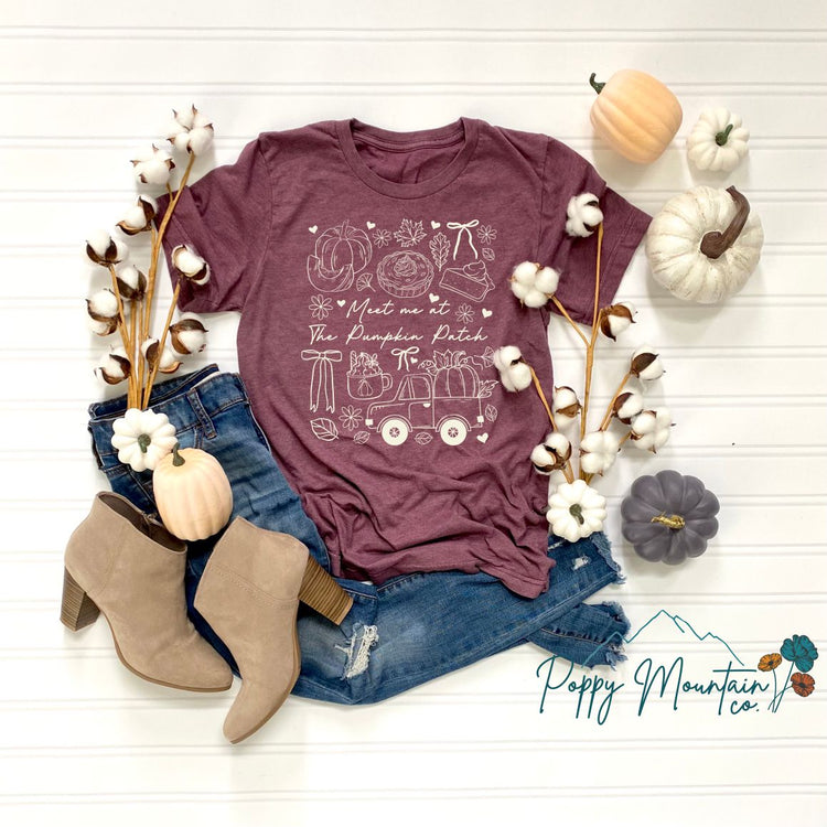 KIDS Take Me To The Pumpkin Patch Sketch Tee