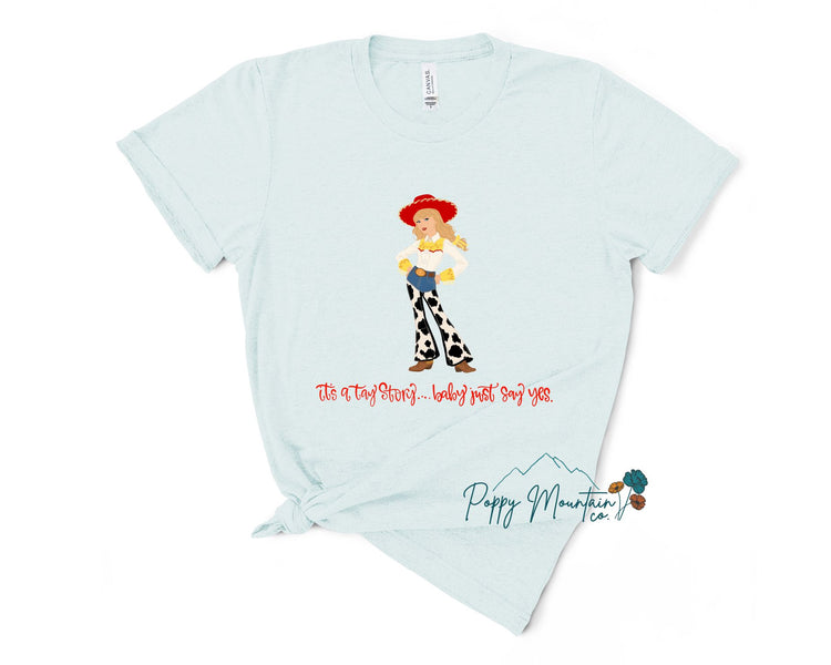 KIDS It's a Tay Story, Baby Just Say Yes Tee