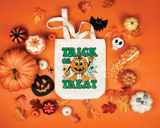 Trick or Treat Canvas Tote Bag