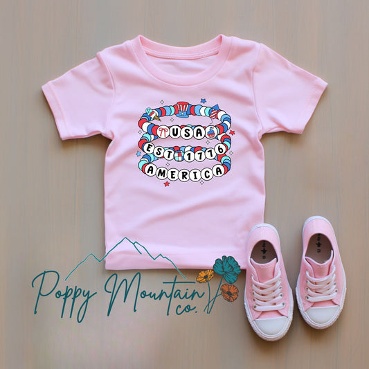 KIDS USA Friendship Bracelets Tee