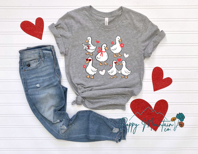 KIDS Valentines Geese Tee