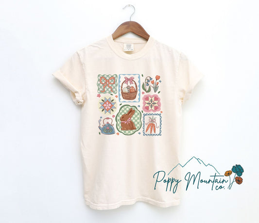 Vintage Easter Collage Tee