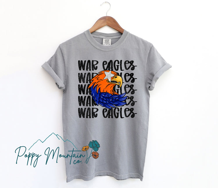 Preppy War Eagles Tee