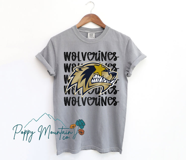 Preppy Wolverines Tee