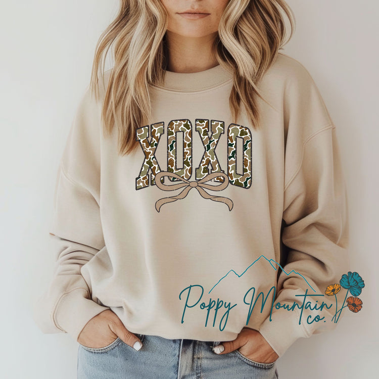 KIDS Camo XOXO Tee